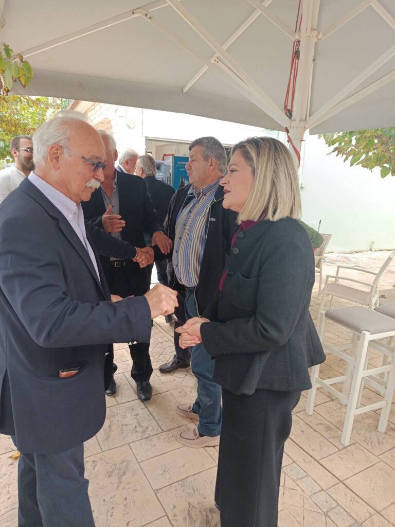 Αιγείρα: Πολιτική εκδήλωση του ΠΑΣΟΚ Αχαΐας με τη Μάρα Κουκουδάκη ΦΩΤΟ