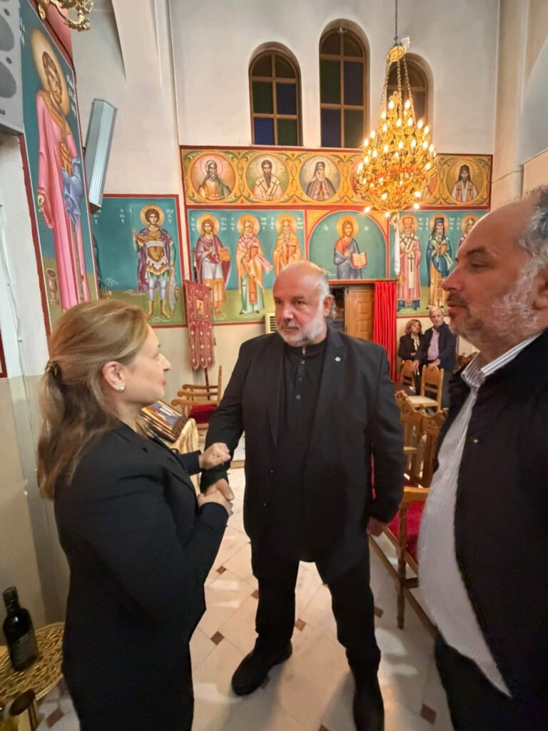 Σε Λαμπινού και Συλίβαινα η Χριστίνα Αλεξοπούλου για του Αγίου Δημητρίου ΦΩΤΟ