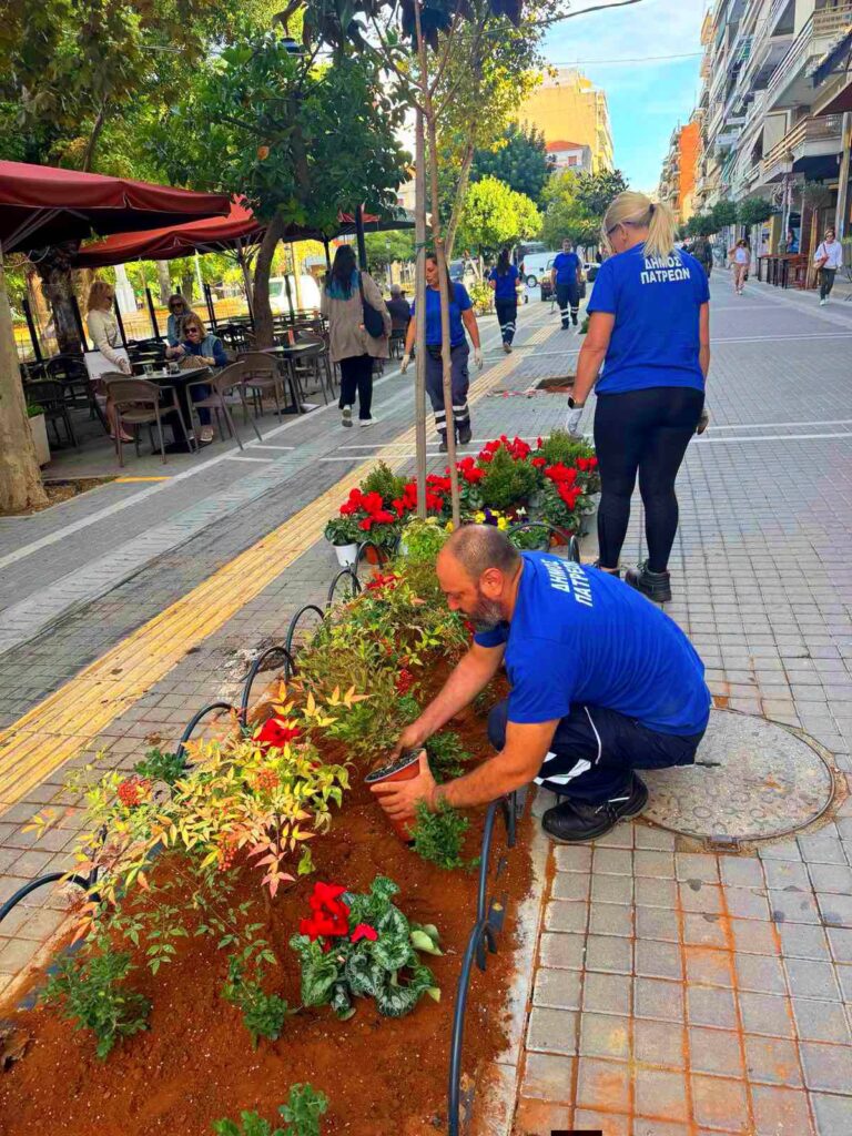 Πάτρα: Ανθοφορία και αισθητική αναβάθμιση στους νέους Πεζόδρομους ΦΩΤΟ