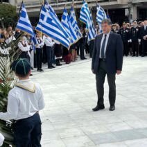 Πάτρα: Ο Δ. Παλούμπης στις εκδηλώσεις για την 28η Οκτωβρίου ΦΩΤΟ
