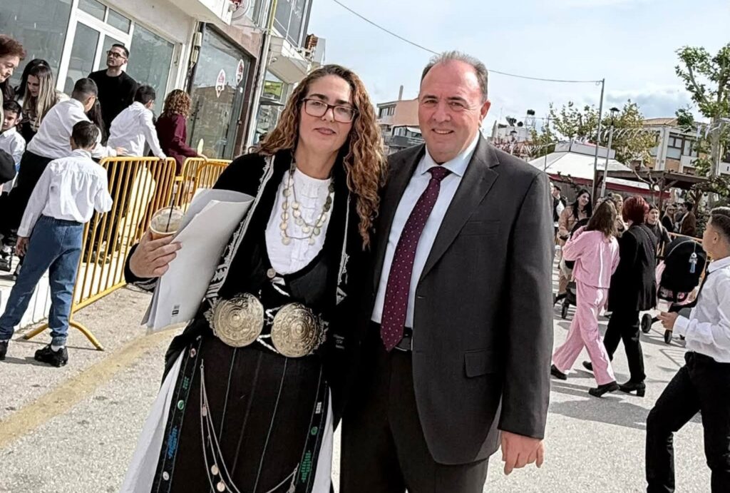 Ο Ανδρέας Φίλιος στην Κάτω Αχαια κατά τη διάρκεια της εορτής της 28η…