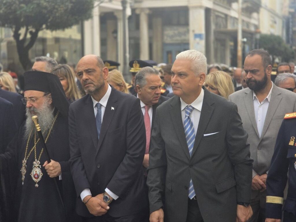 Στην Πάτρα ο Φωκίωνας Ζαΐμης για την 28η Οκτωβρίου ΦΩΤΟ