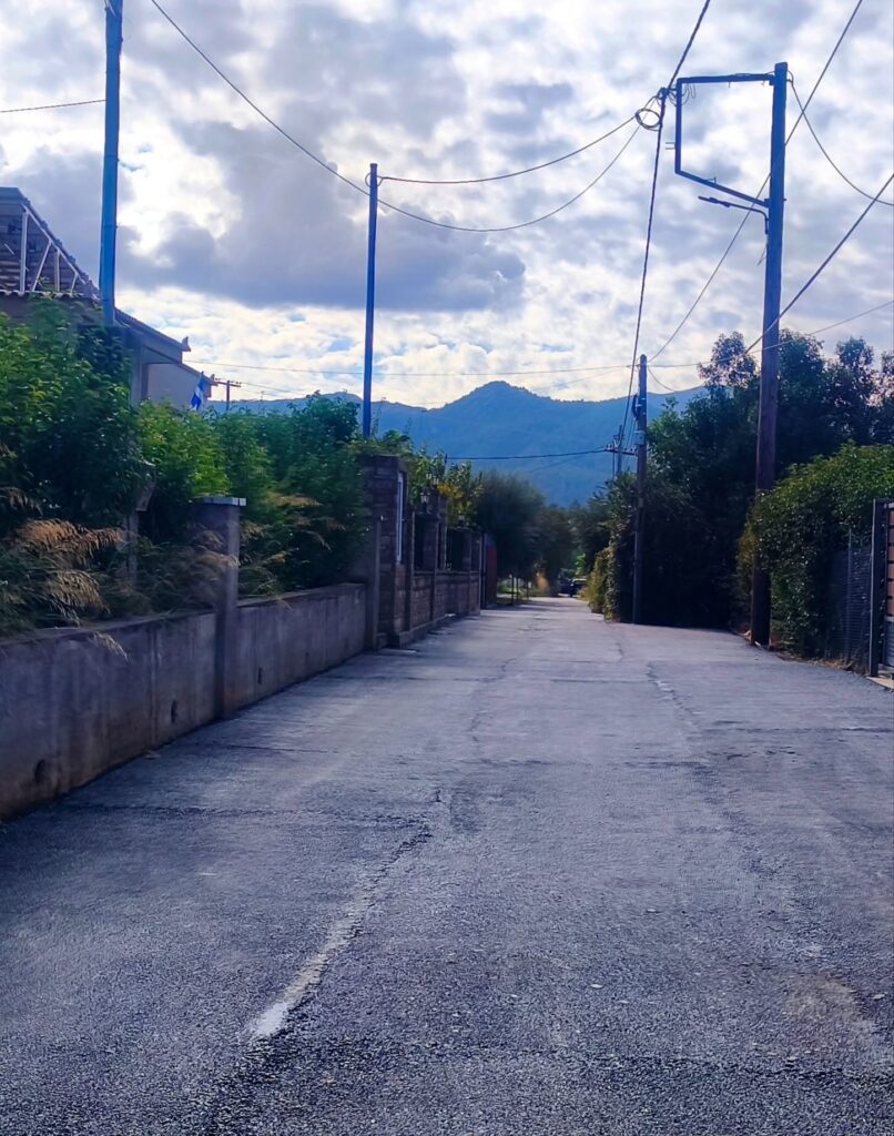Ρωμανός: Επεσε άσφαλτος με σημαντική βελτίωση της καθημερινότητας ΦΩΤΟ