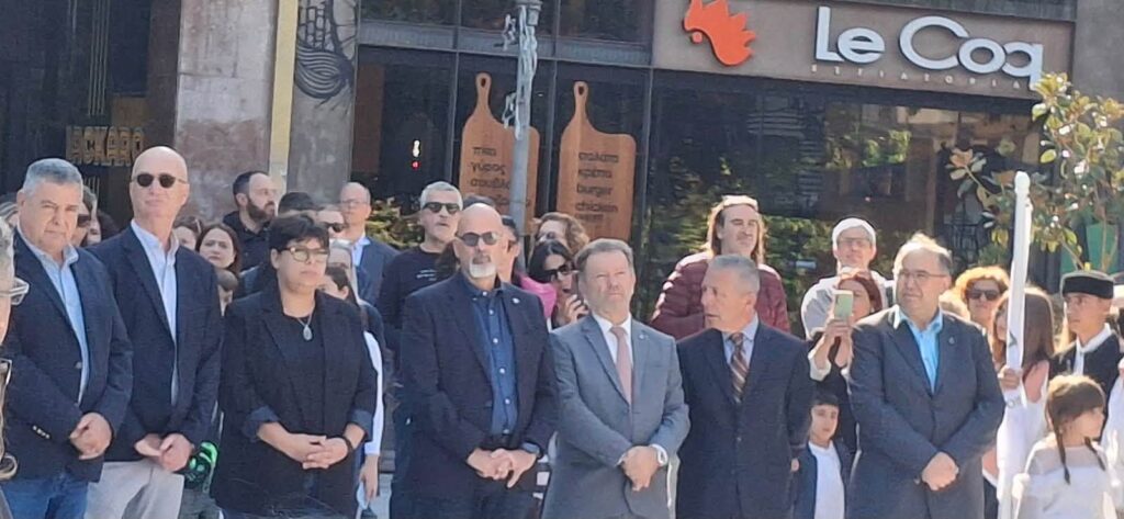 Ο αν. Περιφερειάρχης Χαράλαμπος Μπονάνος στην 28η Οκτωβρίου ΦΩΤΟ