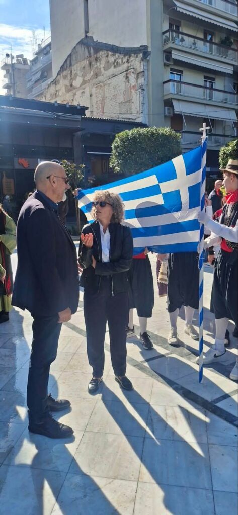 Ο αν. Περιφερειάρχης Χαράλαμπος Μπονάνος στην 28η Οκτωβρίου ΦΩΤΟ