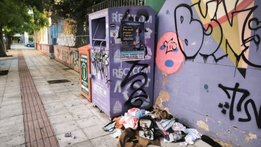 Ειδικοί κάδοι ανάκυκλωσης ρούχων στη Πάτρα, παραβιάζονται