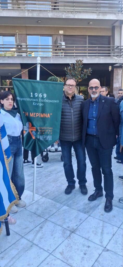 Ο αν. Περιφερειάρχης Χαράλαμπος Μπονάνος στην 28η Οκτωβρίου ΦΩΤΟ