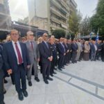 Πάτρα: Κατάθεση στεφάνων στην ανακαινισμένη πλατεία Όλγας ΦΩΤΟ