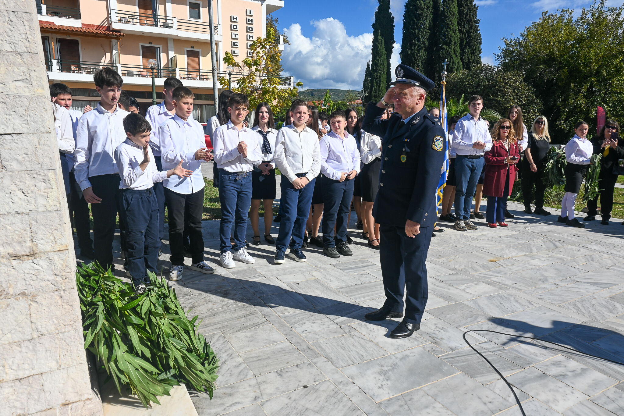 Αρχαία Ολυμπία: Μαθητική παρέλαση και εκδηλώσεις μνήμης ΦΩΤΟ 38 Αρχαία Ολυμπία: Μαθητική παρέλαση και εκδηλώσεις μνήμης ΦΩΤΟ