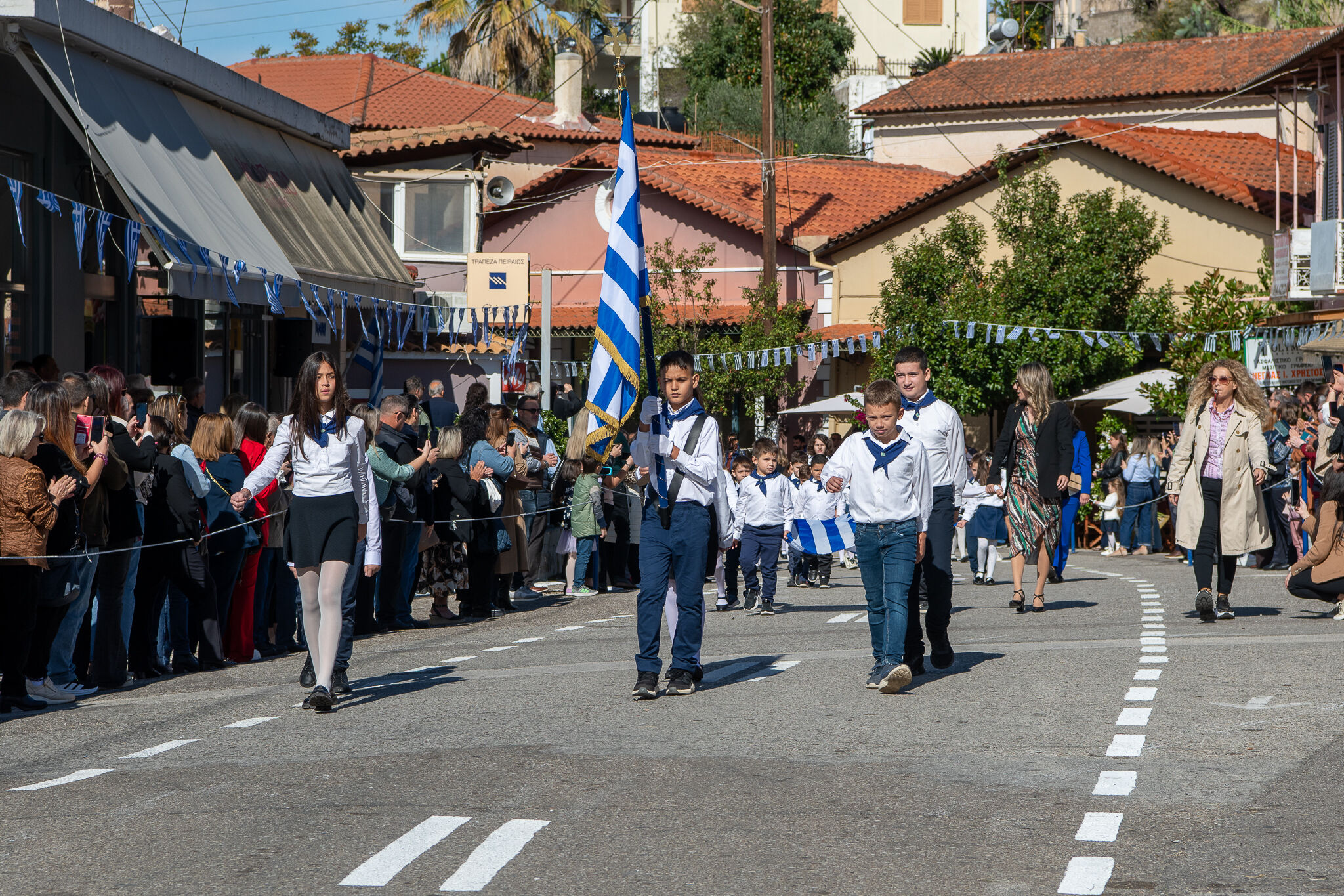 Αρχαία Ολυμπία: Μαθητική παρέλαση και εκδηλώσεις μνήμης ΦΩΤΟ