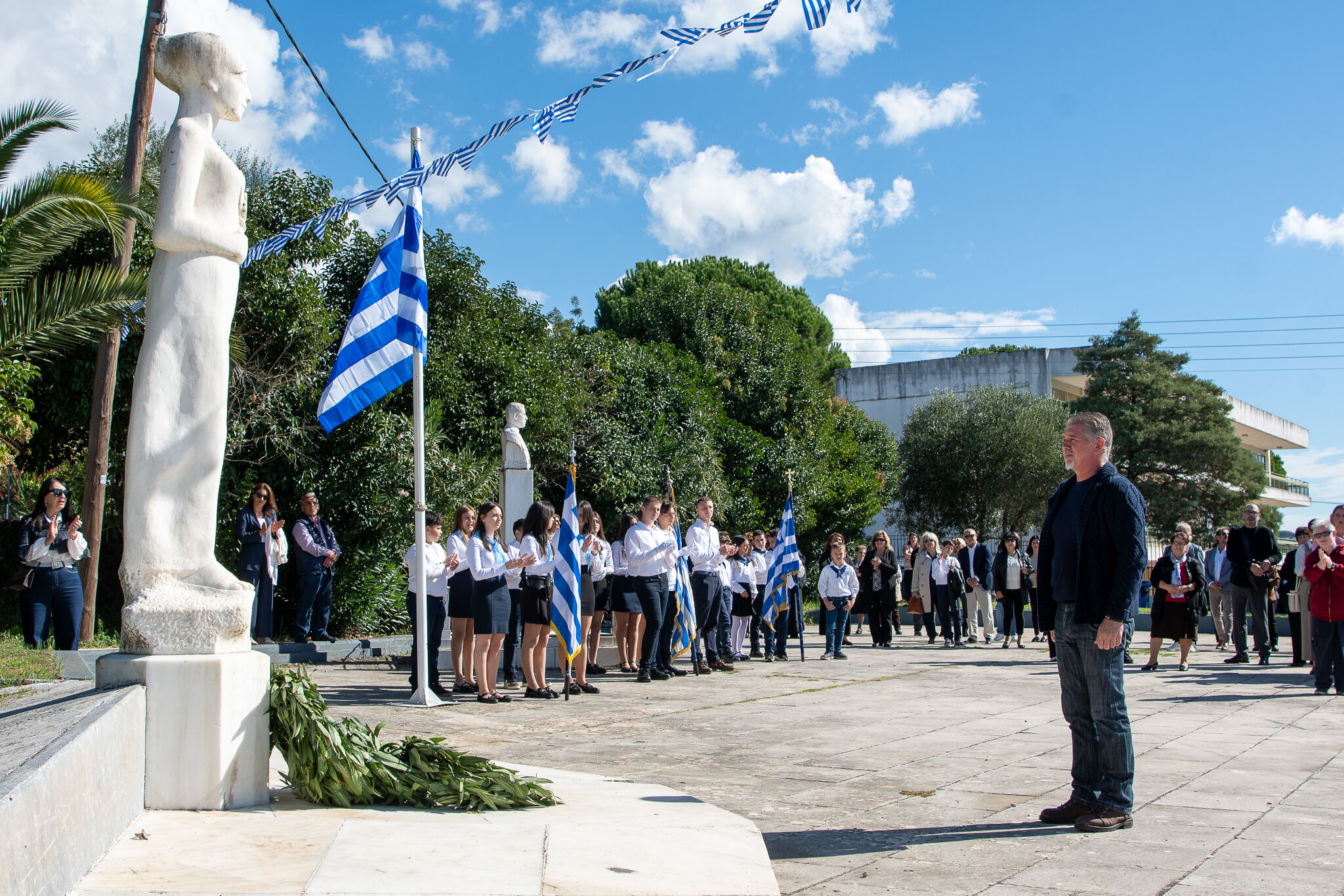 Αρχαία Ολυμπία: Μαθητική παρέλαση και εκδηλώσεις μνήμης ΦΩΤΟ