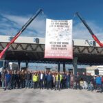 Πάτρα: Η δημοτική Αρχή στην κινητοποίηση λιμενεργατών στο νέο λιμάνι ΦΩΤΟ