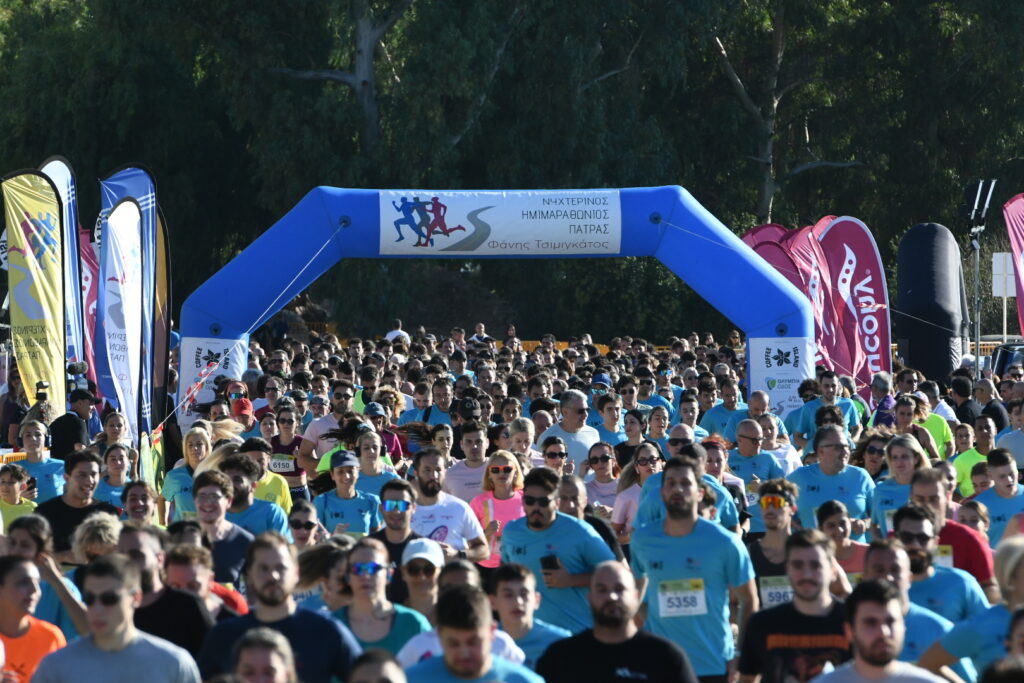 Η Ολυμπία Οδός στον 5ο Νυχτερινό Ημιμαραθώνιο Πάτρας «Φάνης Τσιμιγκάτος»