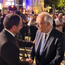Καλάβρυτα: Συνάντηση Παπαδόπουλου με τον πρόεδρο Χριστοδουλίδη στην Κύπρο ΦΩΤΟ