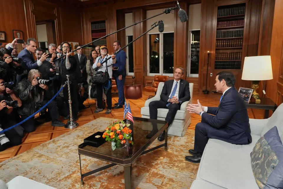 Μητσοτάκης σε Ρούμπιο: Ενίσχυση της συνεργασίας σε άμυνα, ενέργεια και εμπόριο ΦΩΤΟ