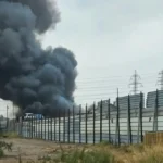 Φωτιά σε χώρο ανακύκλωσης στον Ασπρόπυργο ΒΙΝΤΕΟ