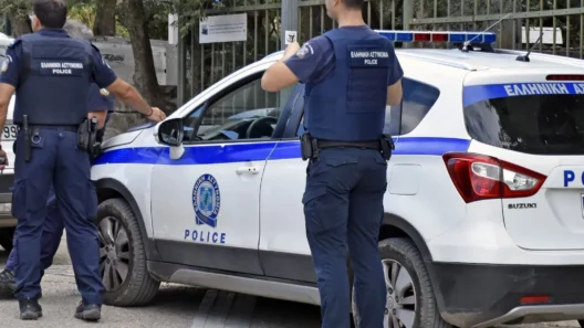 Μεσολόγγι: Εντοπίστηκε φυγόδικος για διακεκριμένες κλοπές 12 Φωτογραφία που δείχνει αστυνομικό με όπλο σε περιοχή Μεσολόγγι
