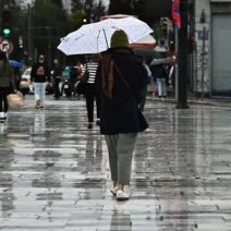 Χάρτης καιρού της Αχαΐας με βροχές, πτώση θερμοκρασίας και επιδείν…
