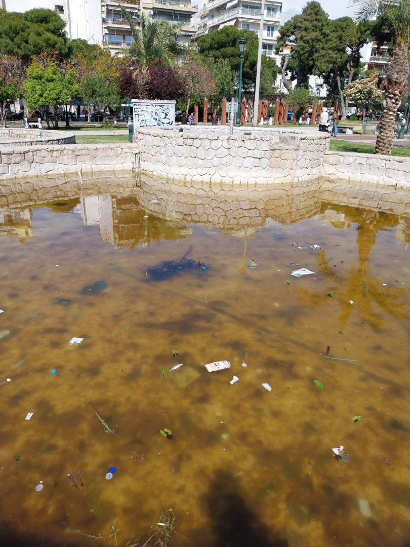 Σκηνικό στην Πάτρα με τα συντριβάνια των Υψηλών Αλωνίων