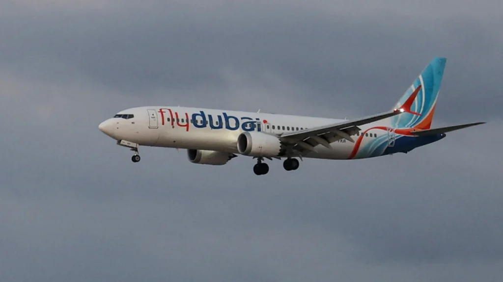 Μακέτα αεροσκάφους της Flydubai