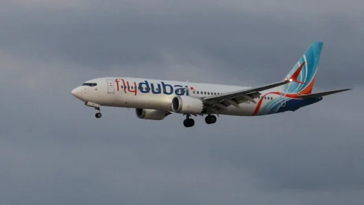 Μακέτα αεροσκάφους της Flydubai