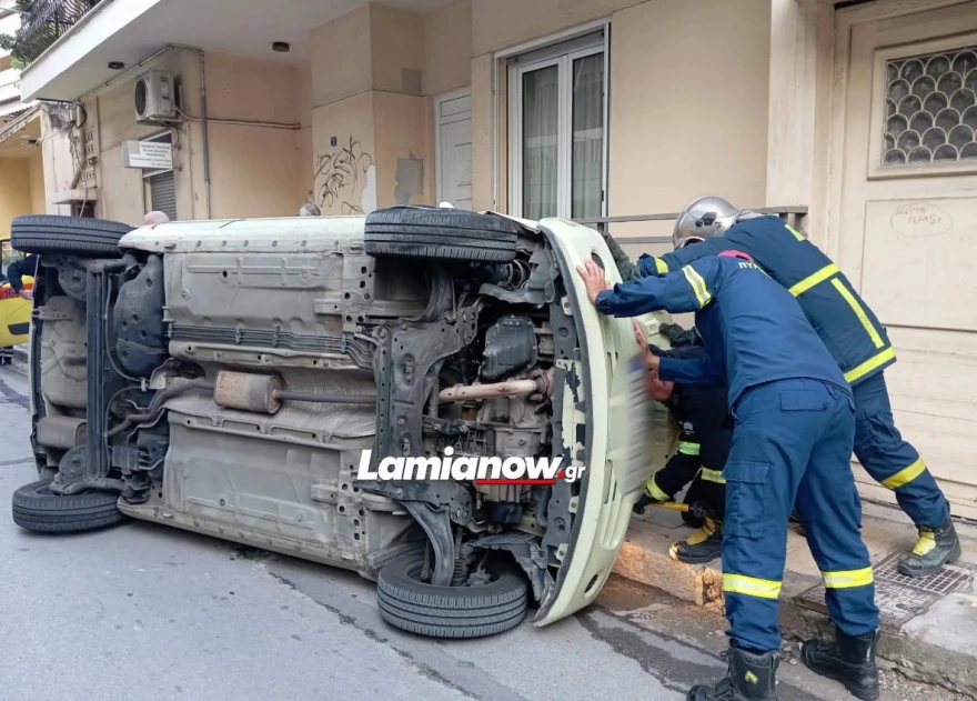 Τροχαίο στη Λαμία με όχημα που εξετράπη της πορείας του ΦΩΤΟ 5 Τροχαίο στη Λαμία με όχημα που εξετράπη της πορείας του ΦΩΤΟ