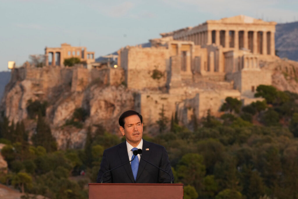 Ο Μάρκο Ρούμπιο στην Αθήνα - «Η αρχαία Ελλάδα είναι «χαραγμένη» παντού στις ΗΠΑ» ΒΙΝΤΕΟ