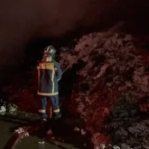 Τρίκαλα: Μεγάλη φωτιά σε εργοστάσιο βαμβακιού ΦΩΤΟ 1 Φωτογραφία της πόλης Τρίκαλα από το Trikalavoice