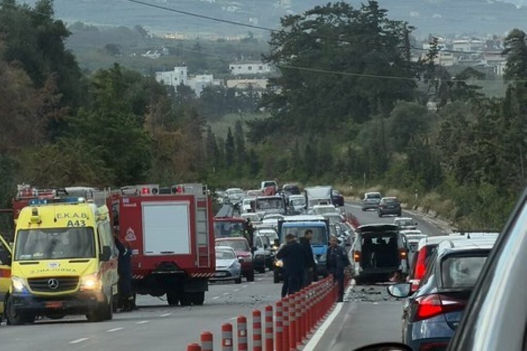 Κρήτη: Ενας νεκρός σε τροχαίο στο ΒΟΑΚ - Παιδί ανάμεσα στους τραυματίας ΦΩΤΟ