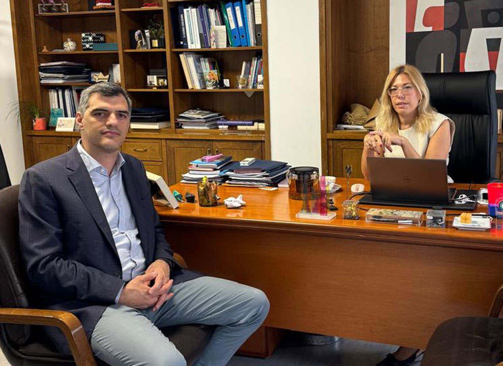 Ο κ. Τσώκος συναντά τη ΓΓ του Υπουργείου Οικονομικών στην Αχαΐα