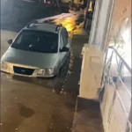 Πάτρα: Η βροχή εγκλώβισε αυτοκίνητο στο δρόμο προς Αθήνα ΒΙΝΤΕΟ