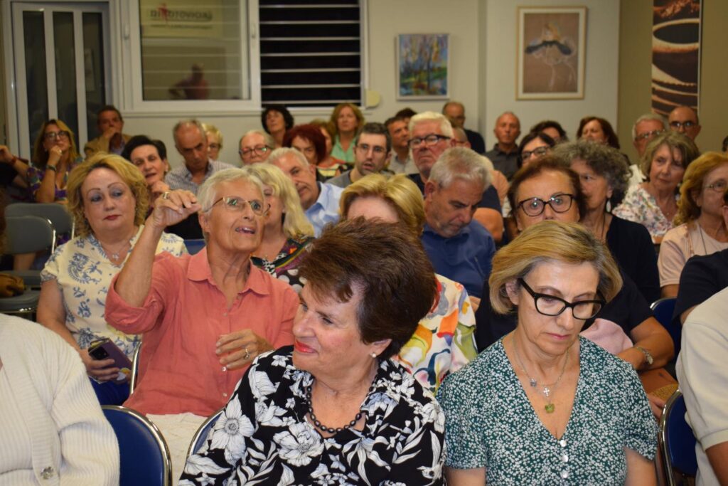 Η διάλεξη της Γιώτας Καΐκα-Μαντανίκα «Η δολοφονία του Διονύσιου Φραγκόπουλου και οι αναρχικοί της Πάτρας» ΦΩΤΟ