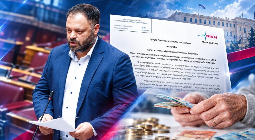 «Τέσσερα χρόνια «έφαγε» η προσωπική διαφορά από τις αυξήσεις των συνταξιούχων εμπόρων»
